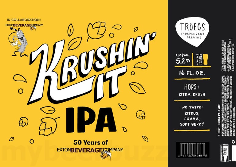 2025 Tröegs Krushin' It IPA 16-oz Cans