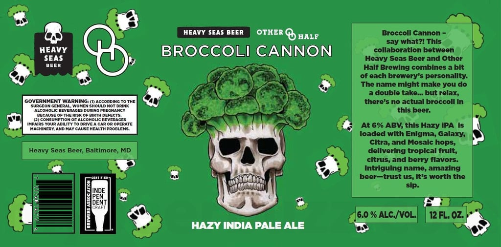Heavy Seas & Other Half Collaborate On Broccoli Cannon
