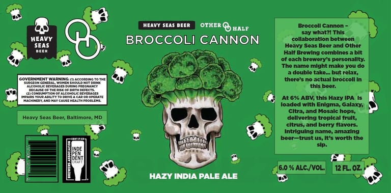 2025 Heavy Seas Broccoli Cannon 12-oz Cans