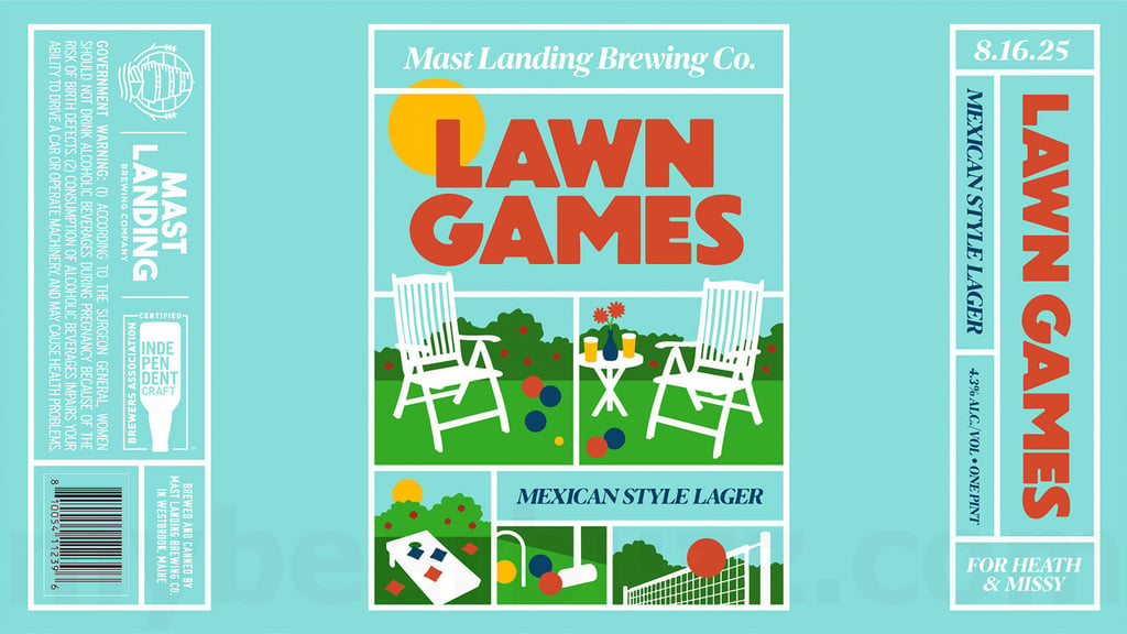 Mast Landing Adding Lawn Games Mexican-Style Lager