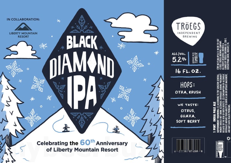 2025 Tröegs Black Diamond IPA 16-oz Cans