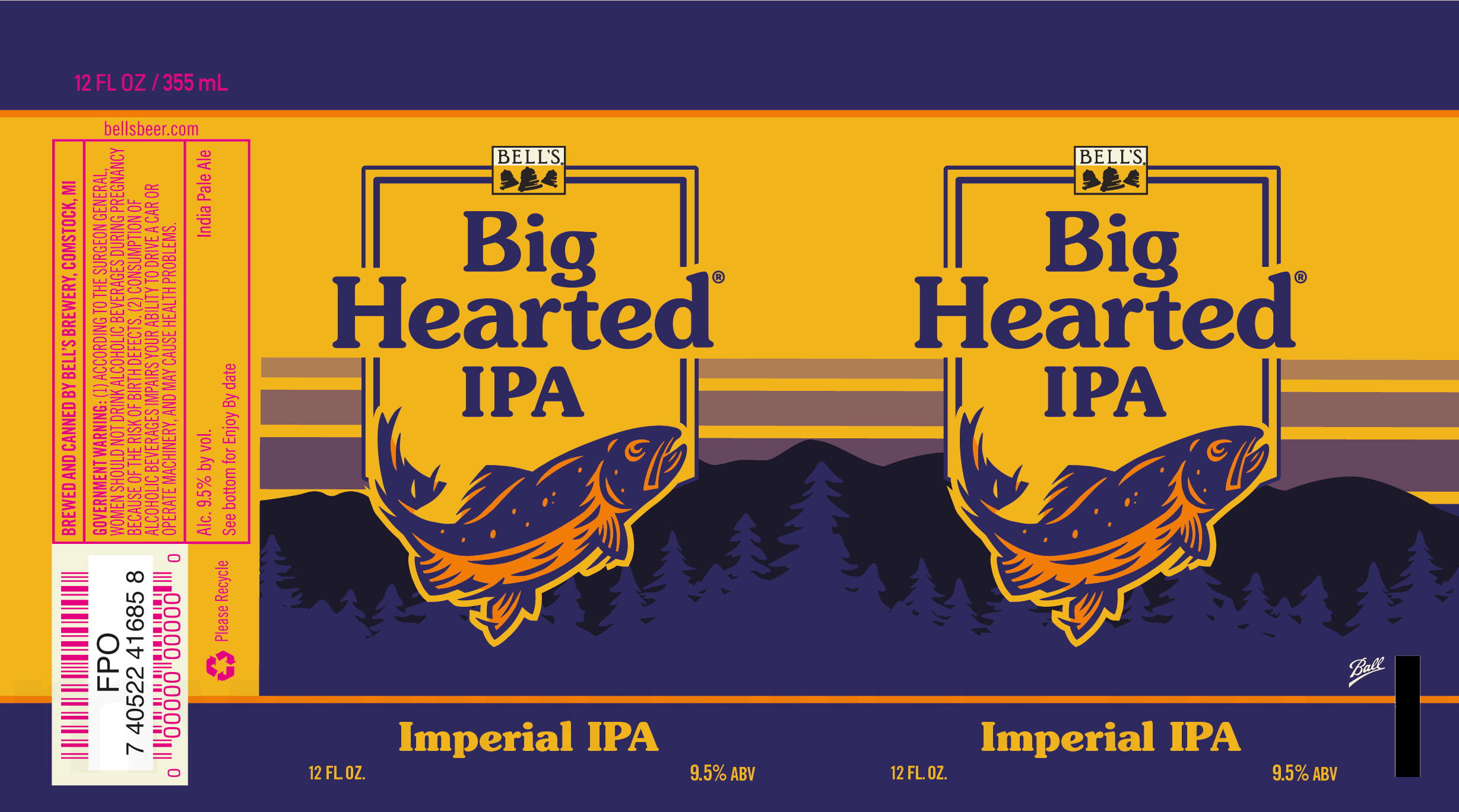 2025 Bell's Brewery Bug Hearted IPA 12-oz Cans