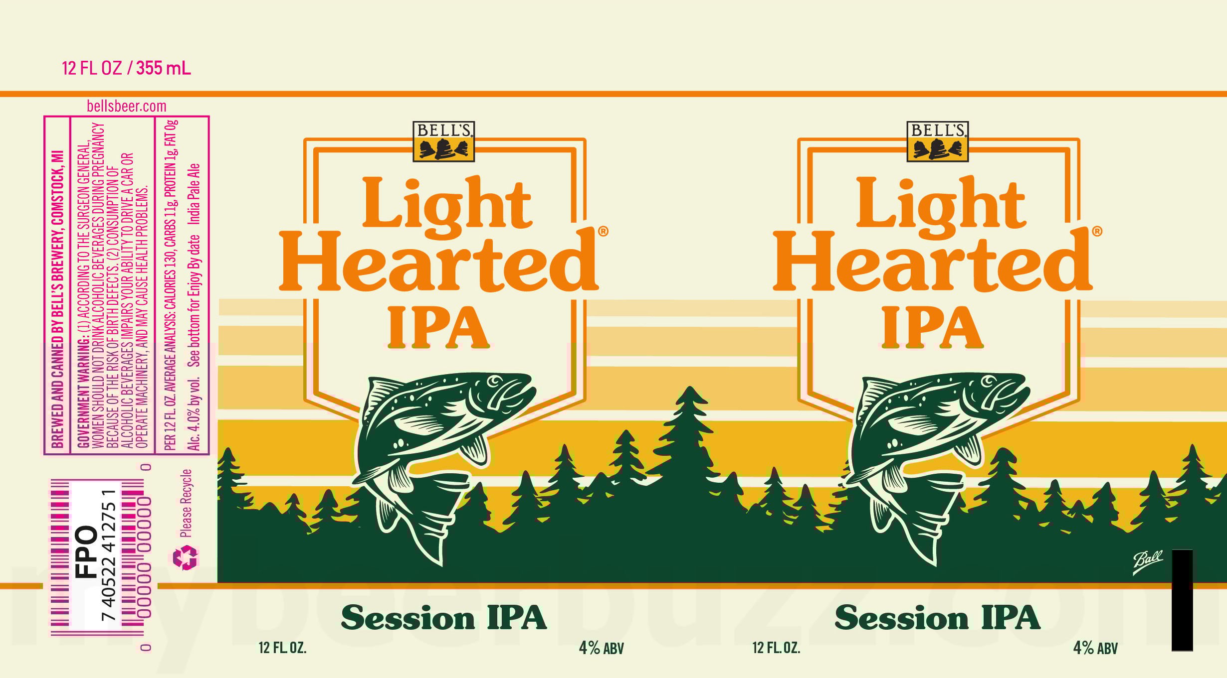 2025 Bell's Brewery Light Hearted 12-oz Cans