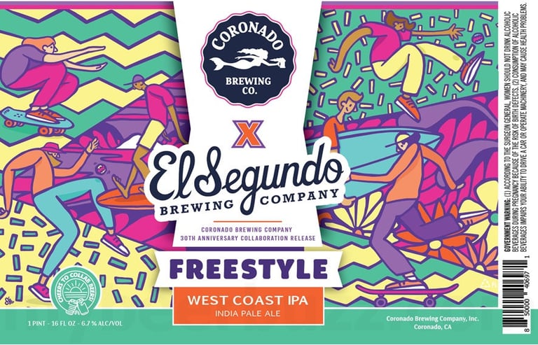 2025 Coronado brewing Freestyle 16-oz Cans
