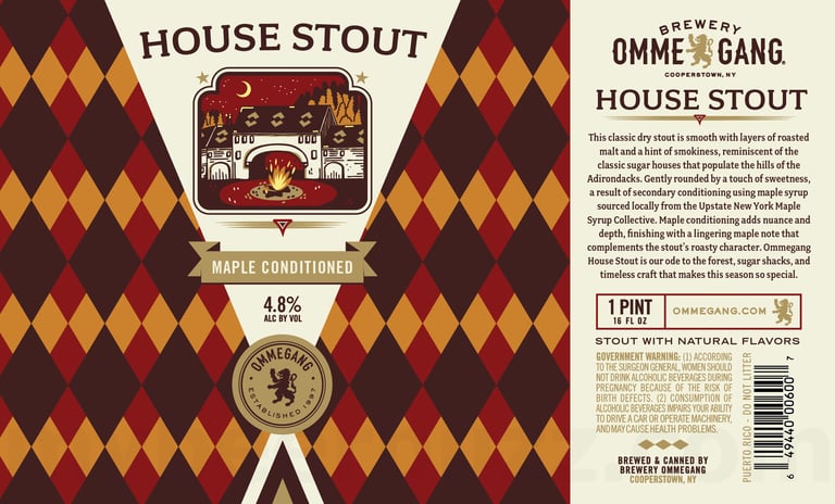 2025 Brewery Ommegang House Stout 16-oz Cans