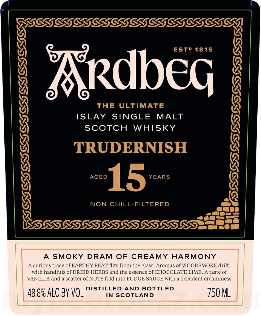 Ardbeg Truderish The Ultimate 15 Year Islay Single Malt Scotch Whiskey