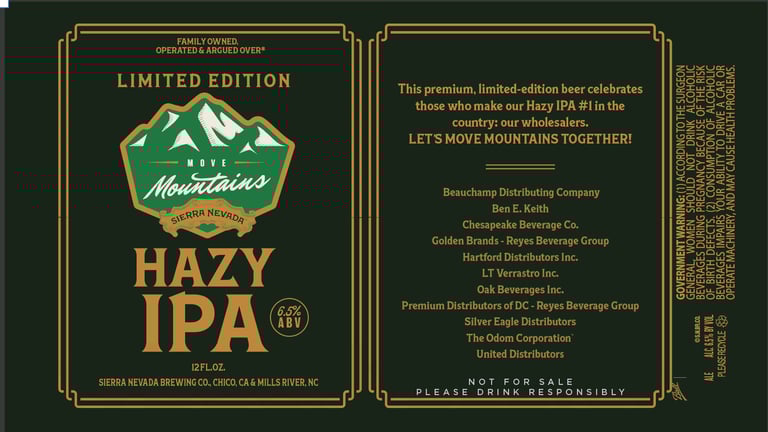 2025 Sierra Nevada Move Mountains 12-oz Cans