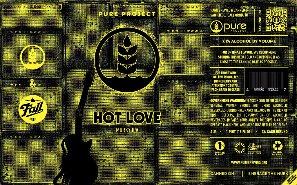 Pure Project Adding Hot Love Murky IPA Collaboration