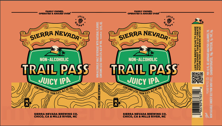 2025 Sierra Nevada Trail Pass Juicy IPA 12-oz Cans