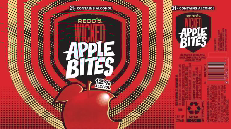 2025 Redd's Wicked Apple Botes 7.5-oz Cans