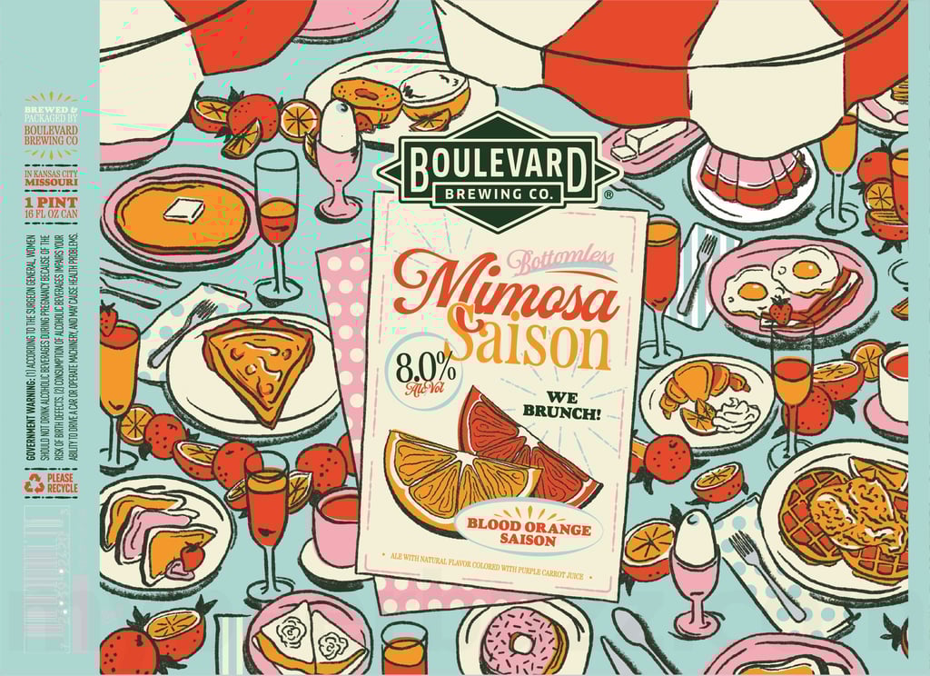 Boulevard Brewing Adding Bottomless Mimosa Saison Cans