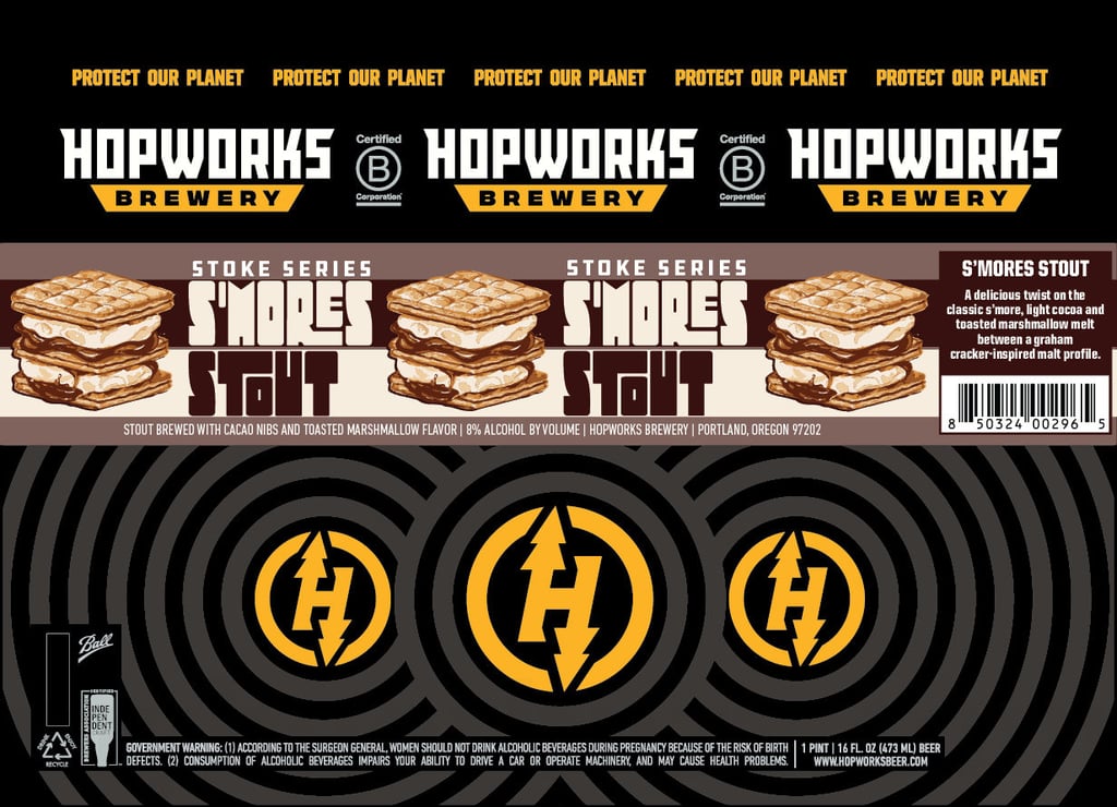 Hopworks S’Mores Stout & Double IPA Coming To Stoke Series Cans
