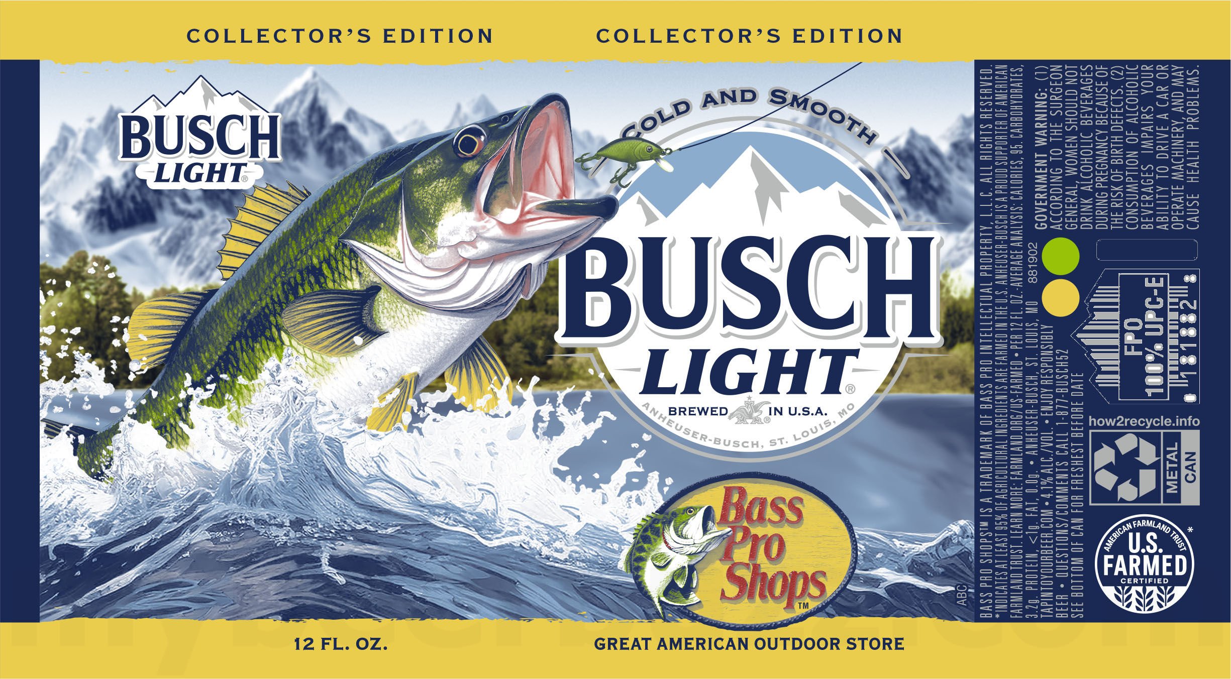 2026 Busch Light Bass Pro Shops 12-oz Cans