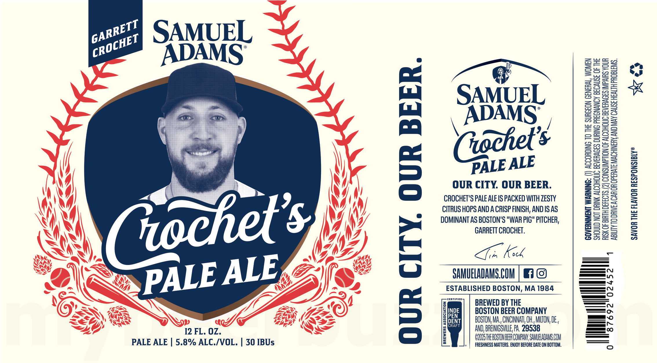 2026 Samuel Adams Crochet's Pale Ale 12-oz Cans
