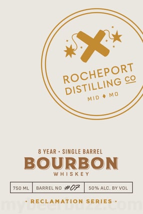 2025 Rocheport Distilling 8 Year Single Barrel Bourbon Whiskey 750ml Bottles