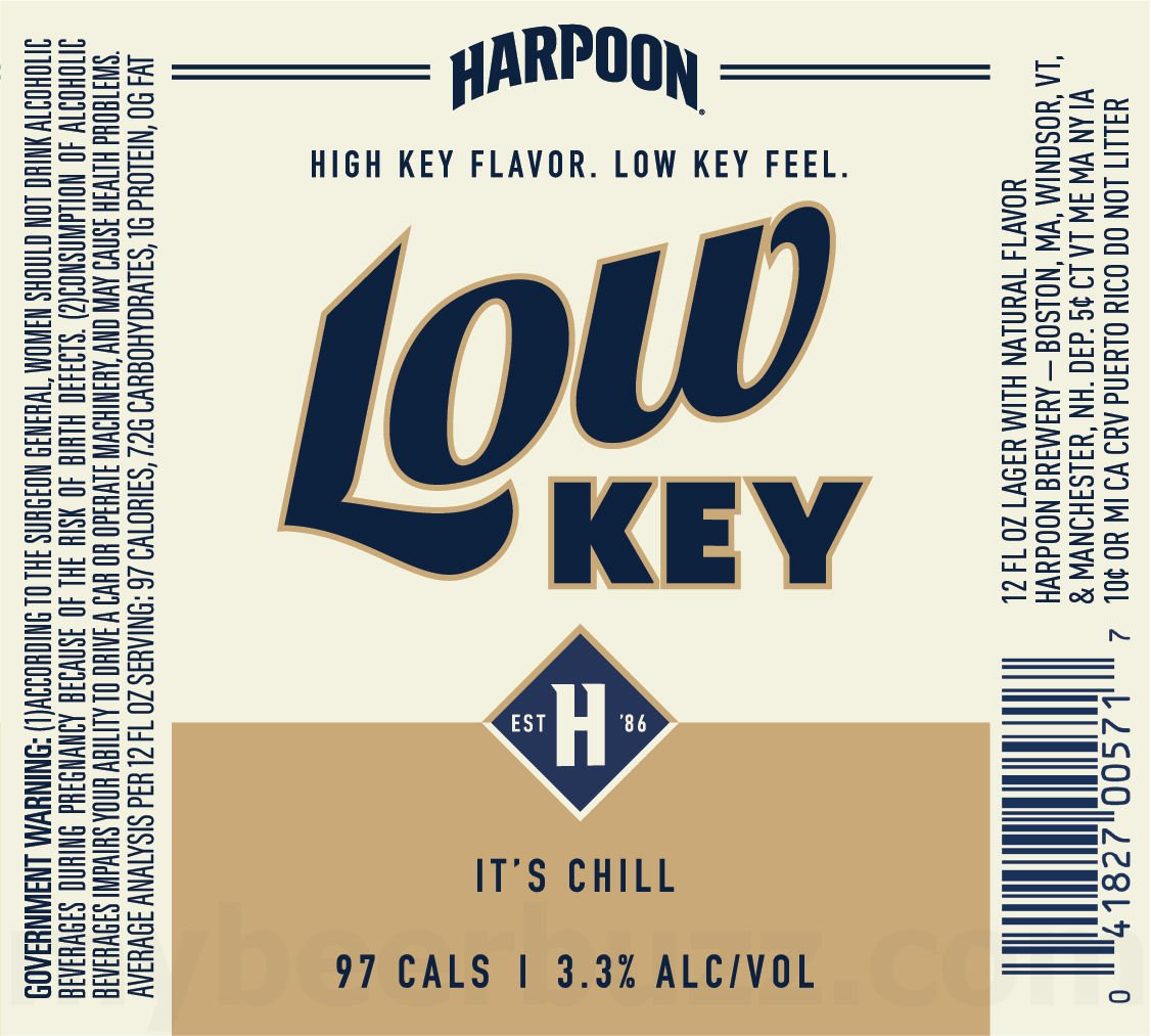 2026 Harpoon Low Key 12-oz Bottles