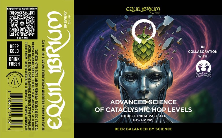 2025 Equilibrium Brewery Advanced Science Of Cataclysmic Hop Levels 16-oz Cans