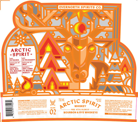 2025 EverNorth Spirits Arctic Spirit 750ml Bottles