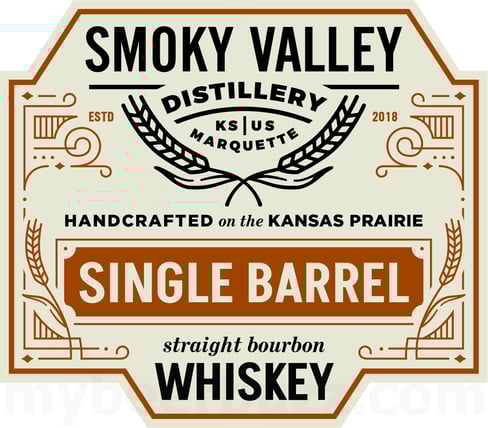 2025 Smoky Valley Distillery Single Barrel Straight Bourbon Whiskey