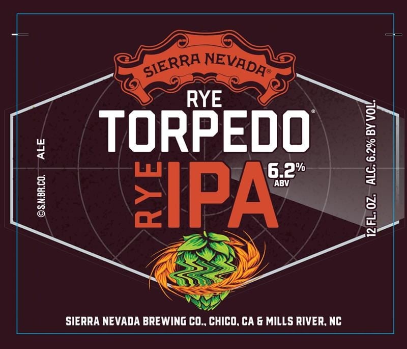 2025 Sierra Nevada Rye TOrpedo IPA 12-oz Bottles