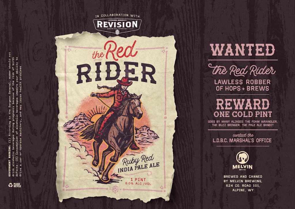 2025 Melvin Brewing The Red Rider 16-oz Cans