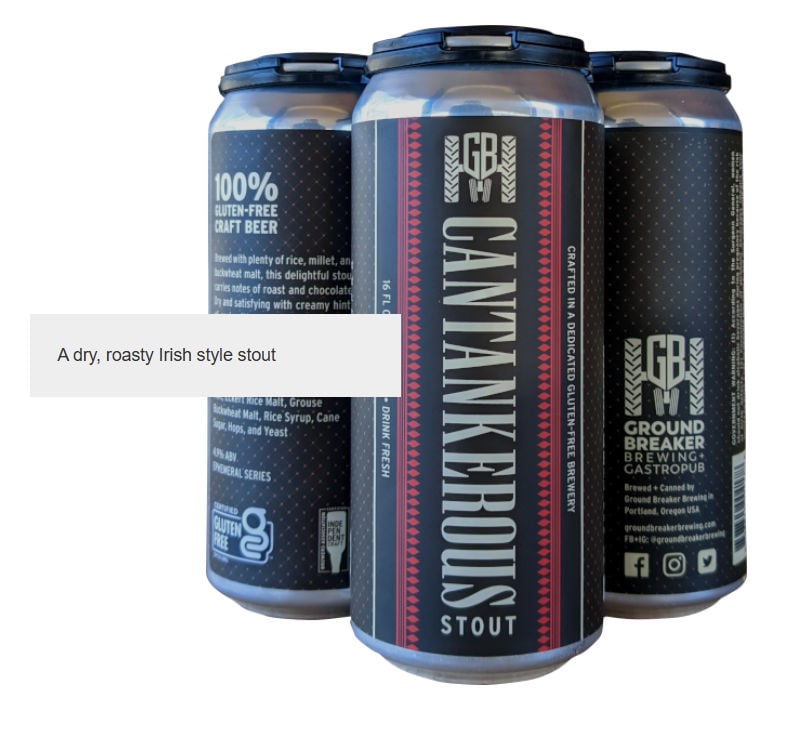 2025 Ground Breaker Brewing Cantankerous 16-oz Cans