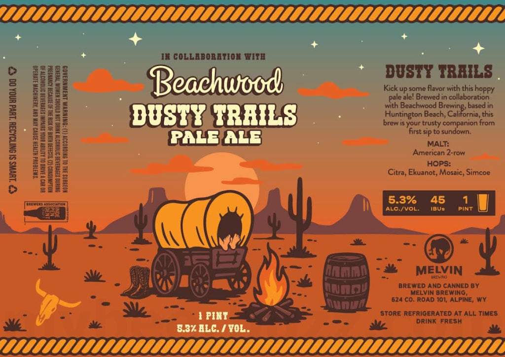 2025 Melvin brewing Dusty Trails 16-oz Cans