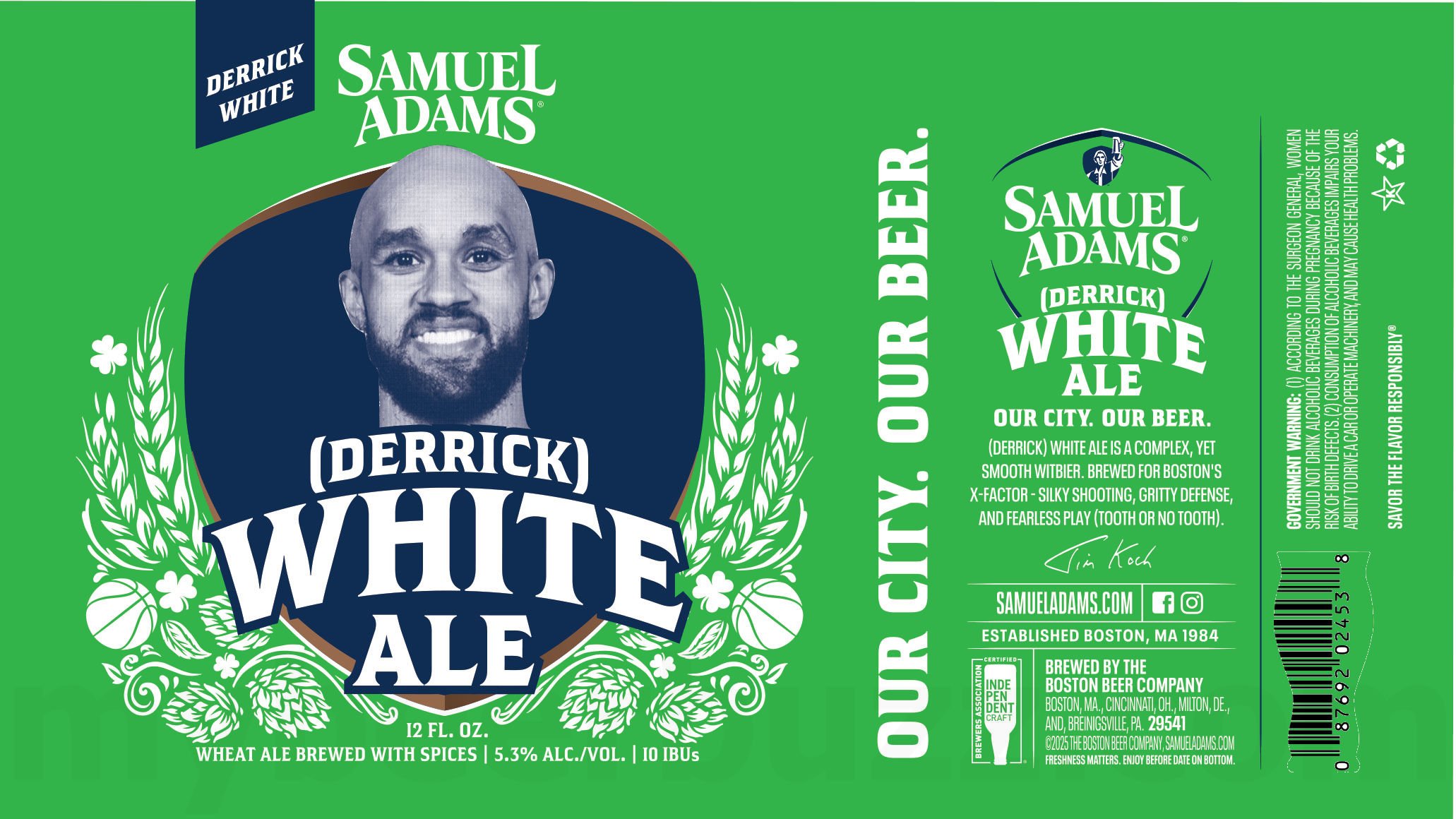 2025 Samuel Adams Derrick White Ale 12-oz Cans