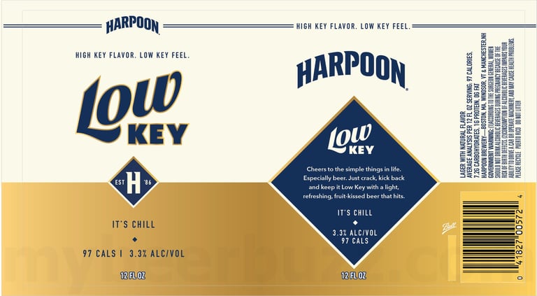 2025 Harpoon Brewery Low Key 12-oz Cans