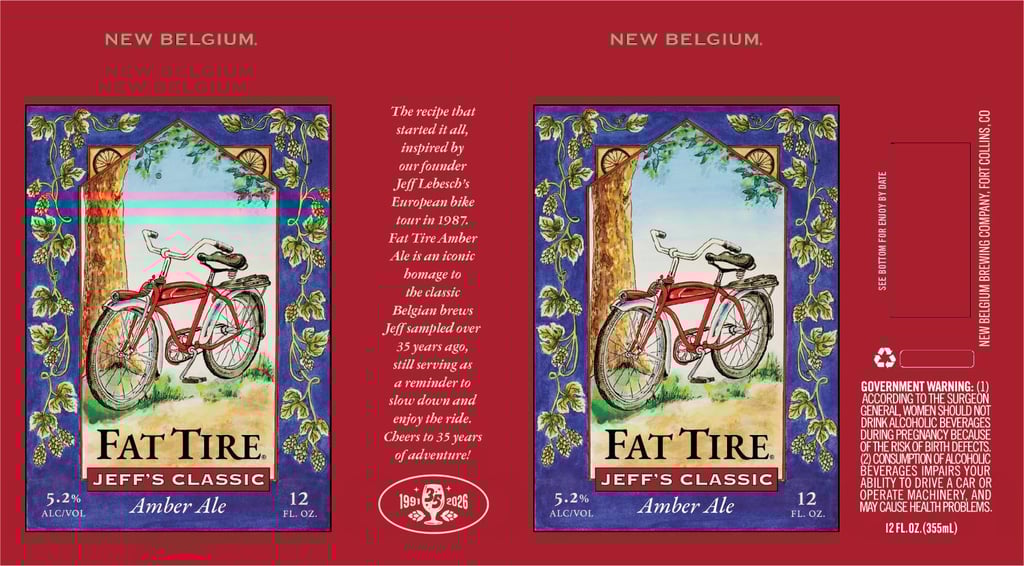 New Belgium Fat Tire Jeff’s Classic & Sunshine Returning For 35th Anniversary