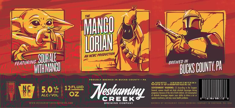 2025 Neshaminy Creek Brewing The Mango Lorian 12-oz Cans