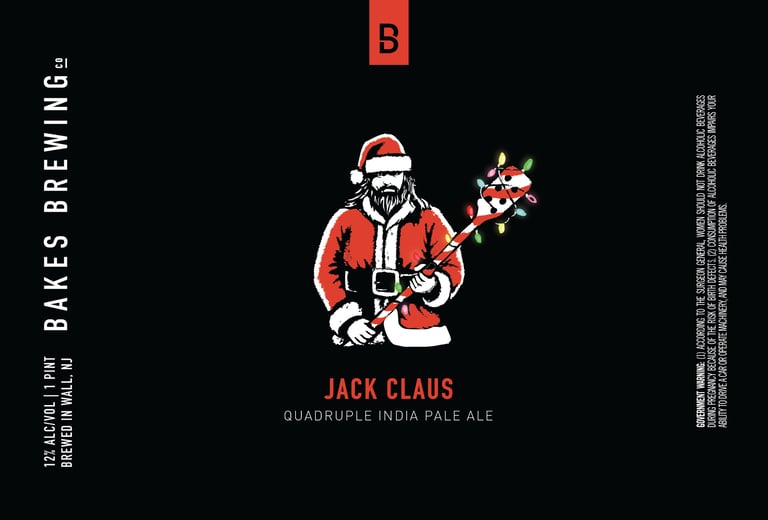 2025 Bakes Brewing Jack Claus 16-oz Cans