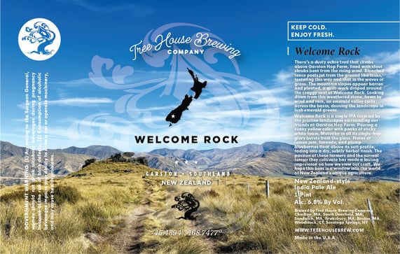2025 Tree House Brewing Welcome Rock 16-oz Cans