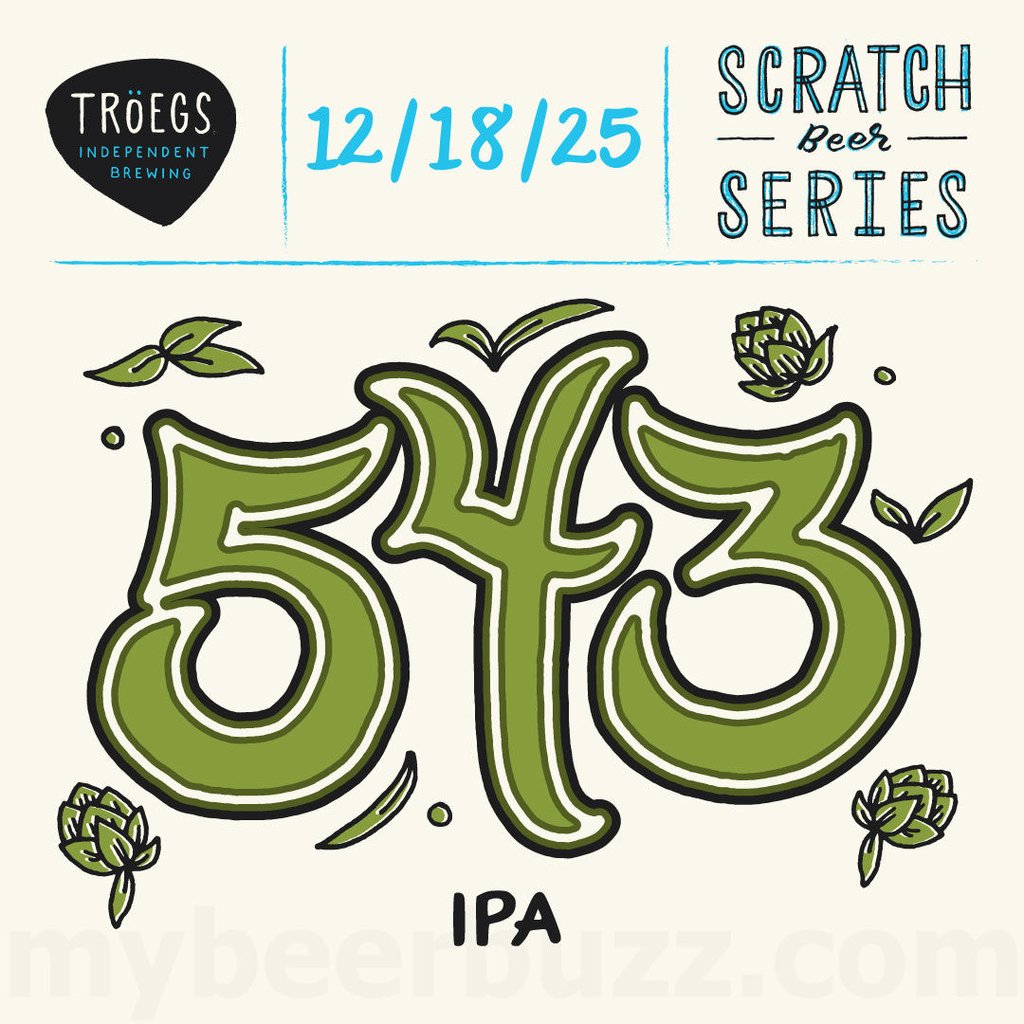 Tröegs Releasing Scratch # 543 IPA