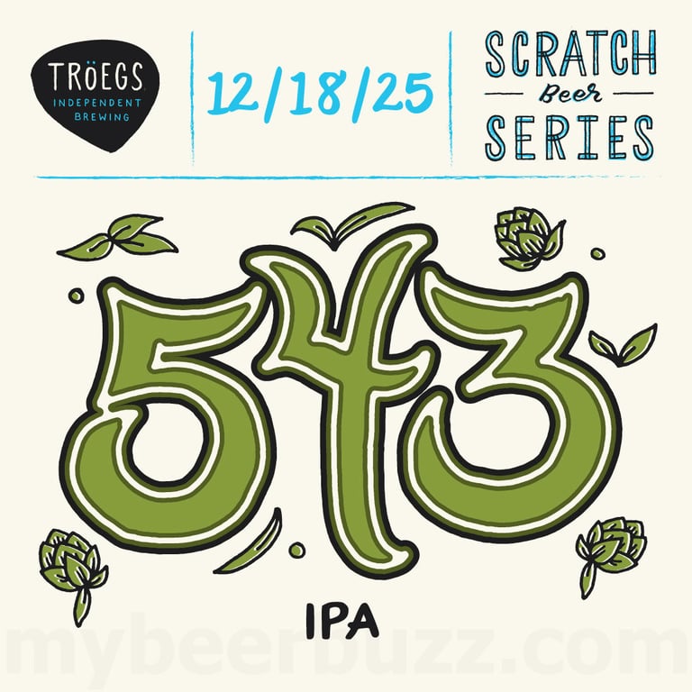 Tröegs Releasing Scratch # 543 IPA