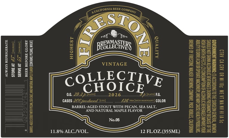 2026 Firestone Walker Collective Choice 12-oz Bottles