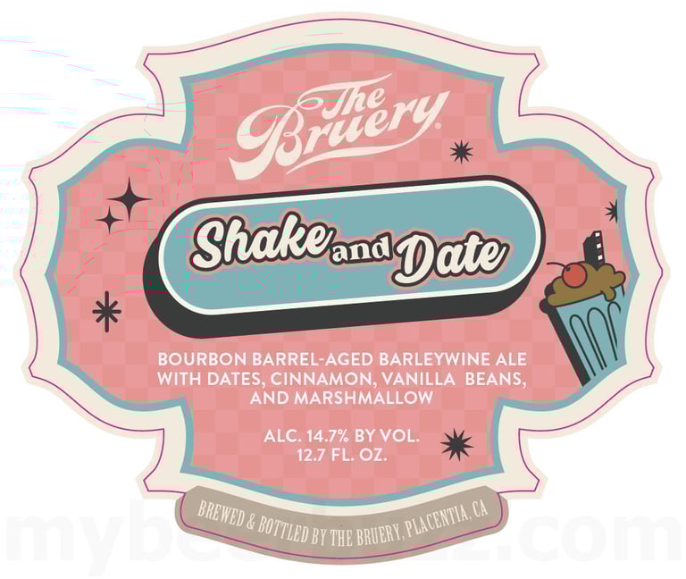 2025 The Bruery Shake And Date 12.7-oz Bottles