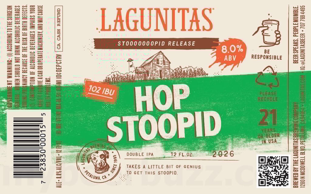 Lagunitas Updating 2026 Hop Stoopid Stooooooopid Release