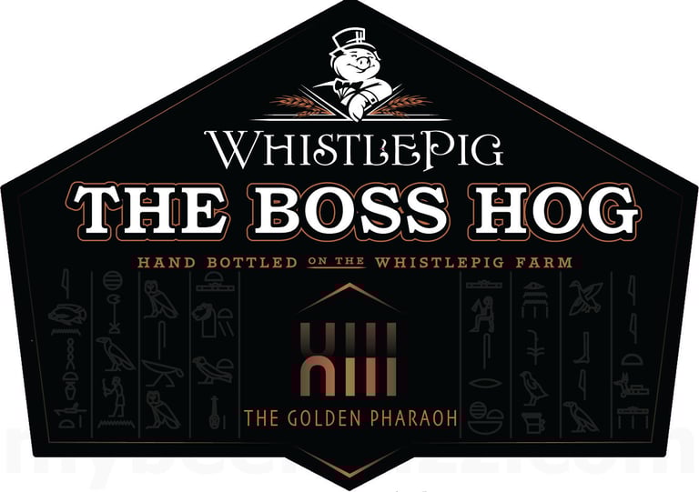 2025 WhistlePig The Boss Hog The Golden Pharaoh 750ml Bottles