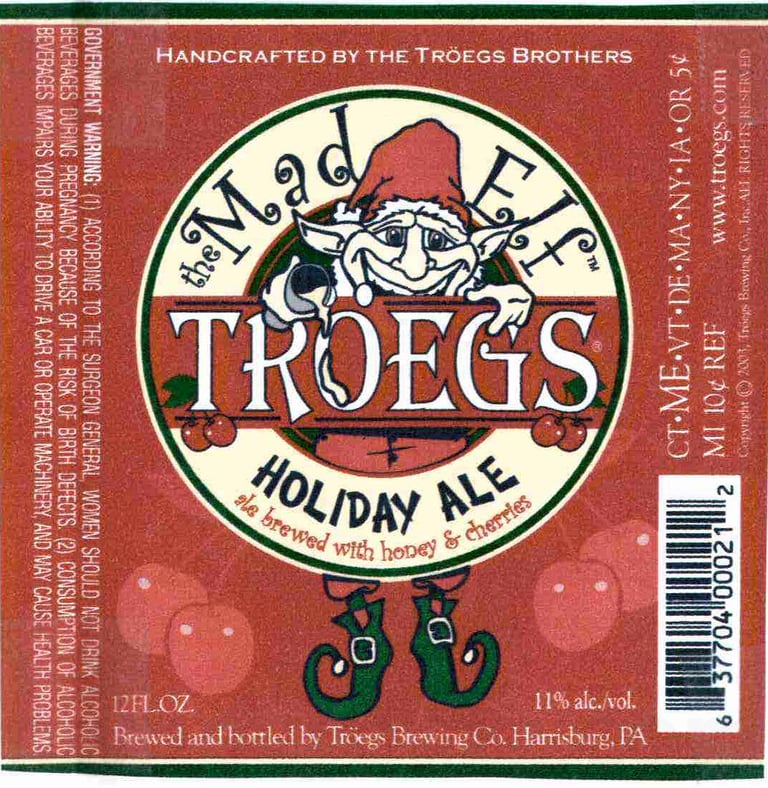 Happy Holidays Tröegs Mad Elf Post