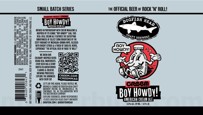 2026 Dogfish Head Boy Howdy! 12-oz Cans
