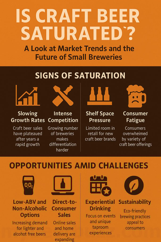 Is Craft Beer Saturated? Market Trends, Growth Challenges, and the Future of Small Breweries
