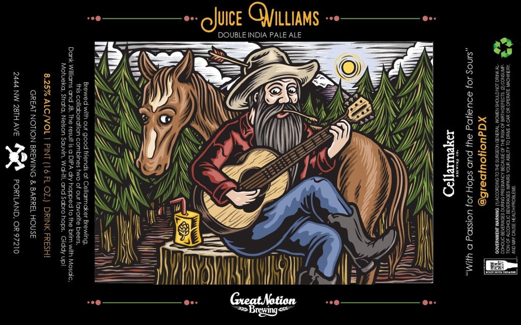 Great Notion & Cellarmaker Brewing Collaborate On Juice Williams