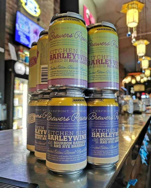 2025 Lakefront Brewery Brewers' Reserve Kitchen Sink Barleywine 12-oz Cans