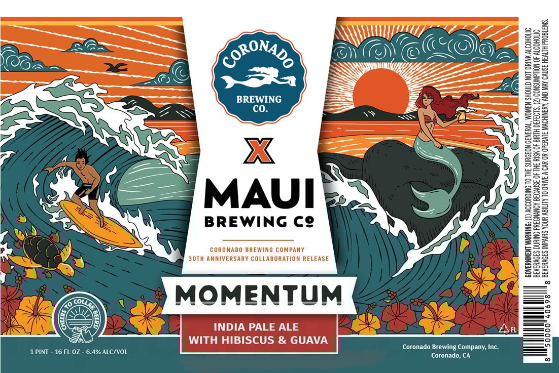 2026 Coronado Brewing Momentum 16-oz Cans