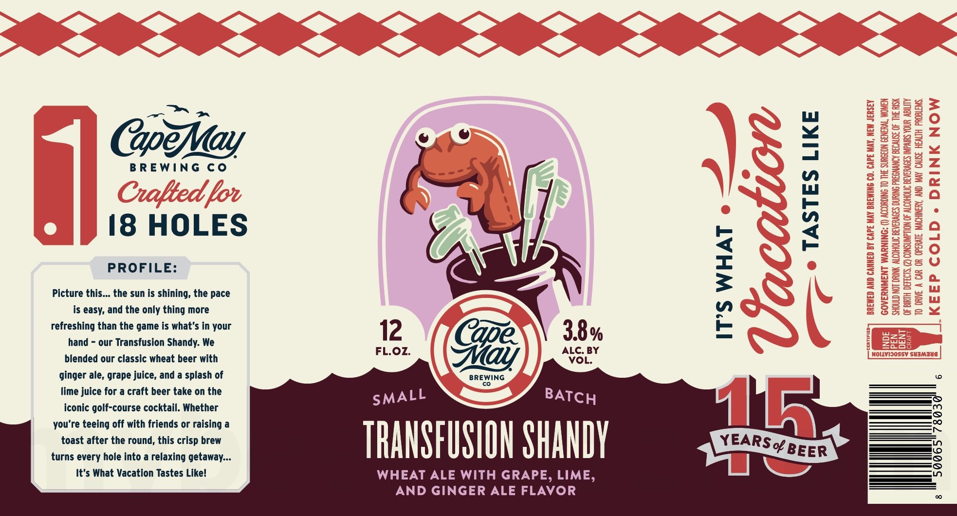 2026 Cape May Small Batch Transfusion Shandy 12-oz Cans