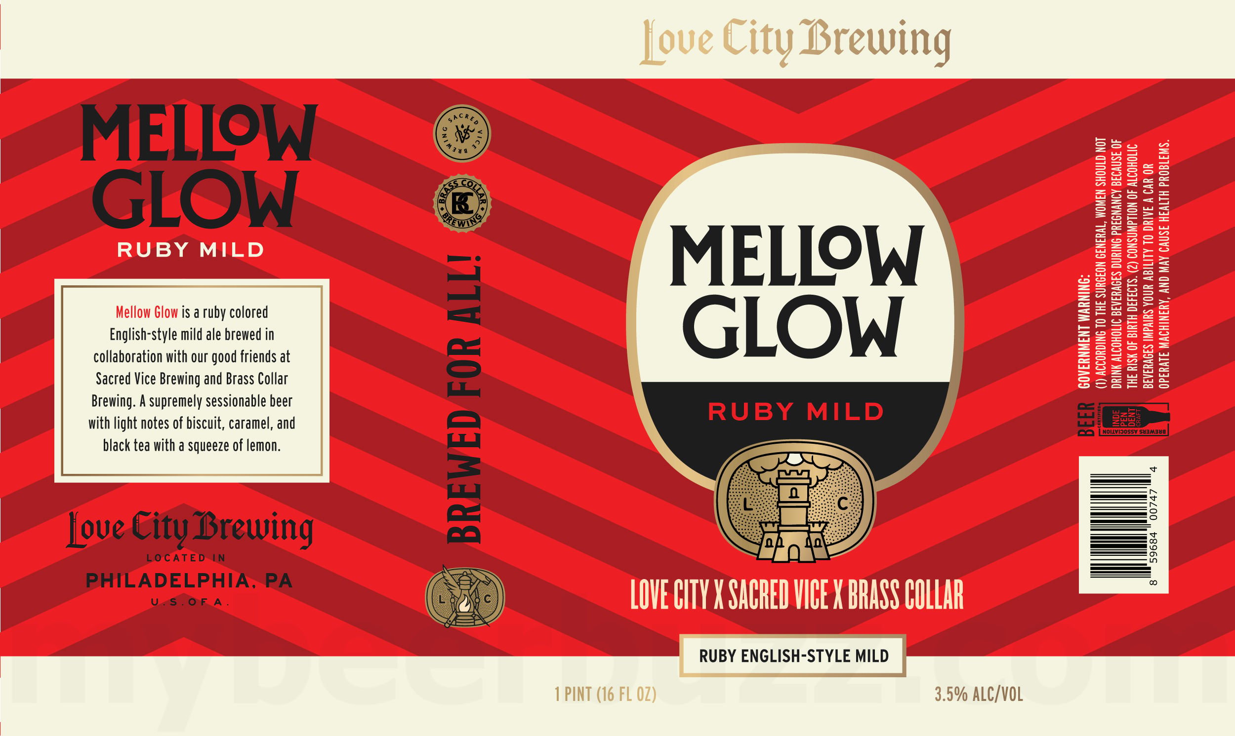 2026 Love City Mellow Glow 16-oz Cans