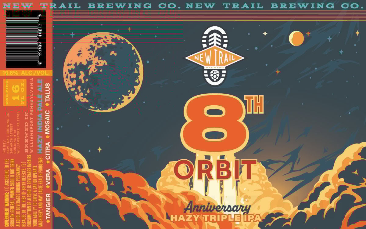 2026 New Trila 8th Orbit 16-oz Cans