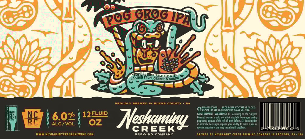 2026 Neshaminy Creek Pog Grog IPA 12-oz Cans