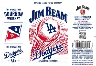 Jim Beam LA Dodgers–The World’s No 1 Dodger’s Fan